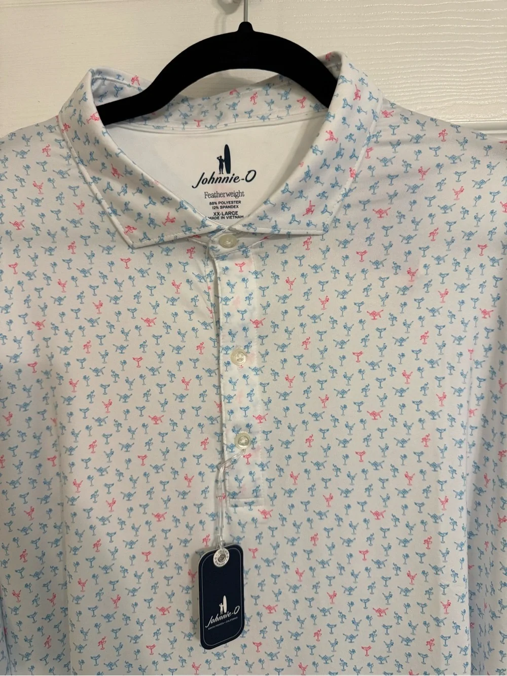 Johnnie-O PIN UP Featherweight Performance Golf Polo Shirt